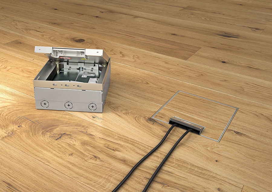 Electrical sales floor box