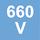 Nominal voltage 660 V