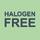 Halogen-free; without chlorine, fluorine and bromine