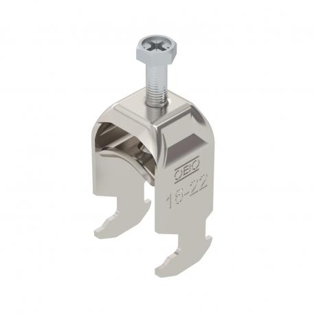 Clamp clip 2056 H-foot, 1-fold, metal pressure sleeve, A2 16 | 22 | 3