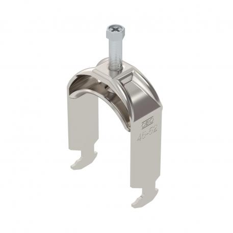 Clamp clip 2056 H-foot, 1-fold, metal pressure sleeve, A2 46 | 52 | 5