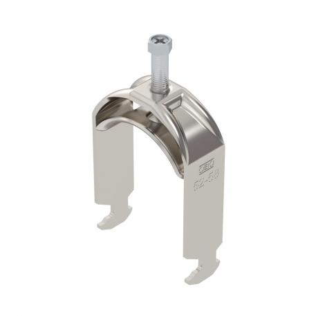 Clamp clip 2056 H-foot, 1-fold, metal pressure sleeve, A2 52 | 58 | 5