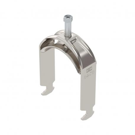 Clamp clip 2056 H-foot, 1-fold, metal pressure sleeve, A2 64 | 70 | 5