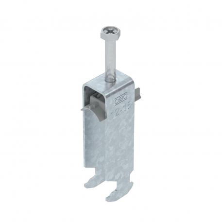 Clamp clip 2056 H-foot, 3-fold, plastic pressure sleeve, FT 12 | 16 | 3