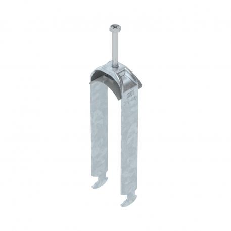 Clamp clip 2056 H-foot, 3-fold, plastic pressure sleeve, FT 34 | 40 | 3