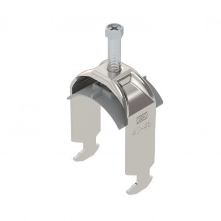 Clamp clip 2056 H-foot, 1-fold, plastic pressure sleeve, A2 40 | 46 | 5