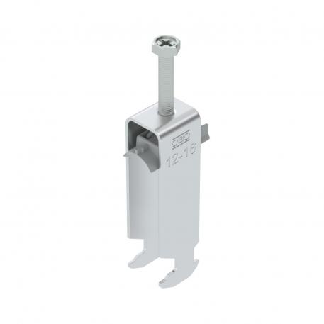 Clamp clip 2056 H-foot, 3-fold, plastic pressure sleeve, AI 12 | 16 | 3
