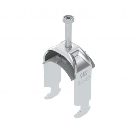 Clamp clip 2056 H-foot 1-fold, plastic pressure sleeve, AI 34 | 40 | 2