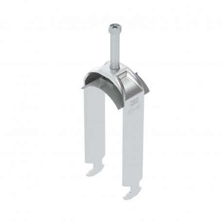 Clamp clip 2056 H-foot, 2-fold, plastic pressure sleeve, AI 40 | 46 | 2