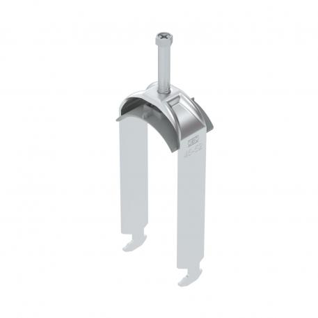 Clamp clip 2056 H-foot, 2-fold, plastic pressure sleeve, AI 46 | 52 | 2
