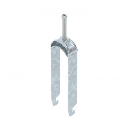 Clamp clip 2056 U-foot, 3-fold, metal pressure sleeve, FT 40 | 46 | 5