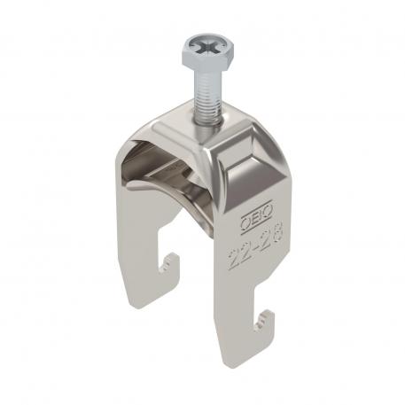 Clamp clip 2056 U-foot, 1-fold, metal pressure sleeve, A4 22 | 28 | 3