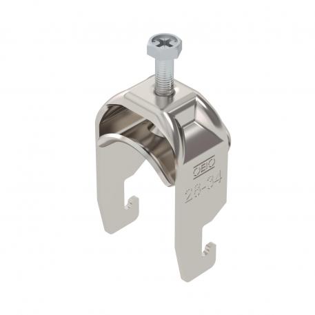 Clamp clip 2056 U-foot, 1-fold, metal pressure sleeve, A4 28 | 34 | 3