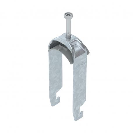 Clamp clip 2056 U-foot, 2-fold, plastic pressure sleeve, FT 34 | 40 | 3