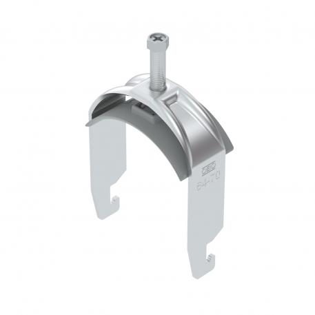 Clamp clip 2056 U-foot, 1-fold, plastic pressure sleeve, AI 64 | 70 | 2