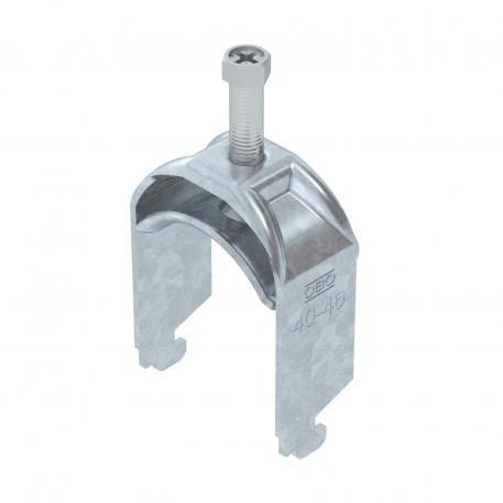 Clamp clip 2056 N-foot, 1-fold, metal pressure sleeve, FT 40 | 46 | 5