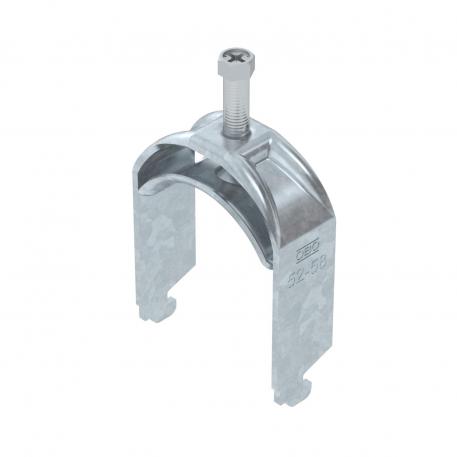 Clamp clip 2056 N-foot, 1-fold, metal pressure sleeve, FT 52 | 58 | 5