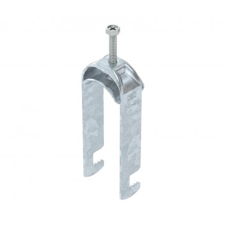 Clamp clip 2056 F-foot, 2-fold, metal pressure sleeve, FT 34 | 40 | 3