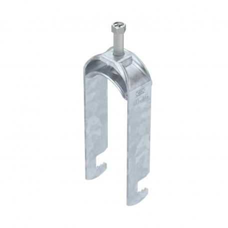 Clamp clip 2056 F-foot, 2-fold, metal pressure sleeve, FT 40 | 46 | 5
