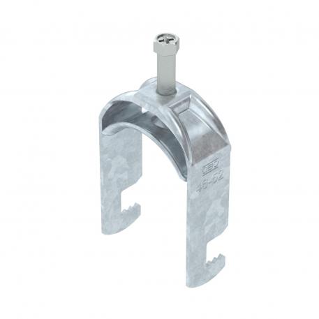 Clamp clip 2056 F-foot, 2-fold, metal pressure sleeve, FT 46 | 52 | 5