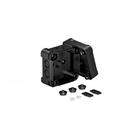 Junction box X 04 102x102x60 | 7 | IP67 | 7 x Ø20/25 | Graphite black; RAL 9011