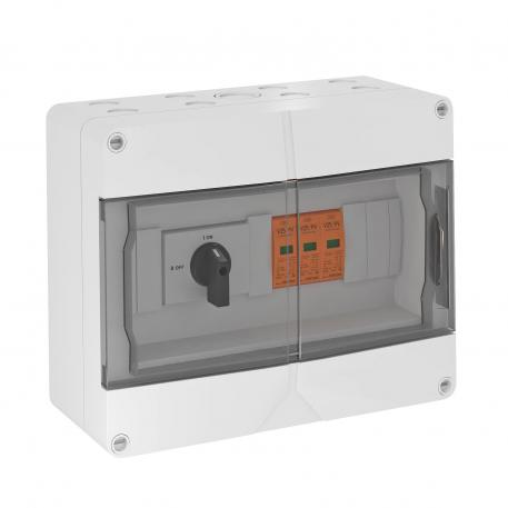 PV system solution, type 1+2, to 900 V DC with switch disconnector (32 A) IP65