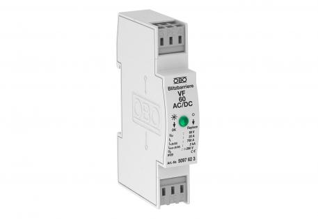 MCR protection for 2-pole for power supply, 60 V 2 | 80 | 110 | IP20