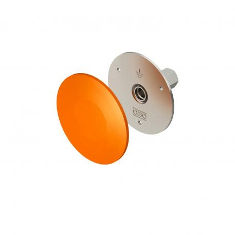 Fixed earthing terminal with double thread Stainless steel, rustproof (V4A)