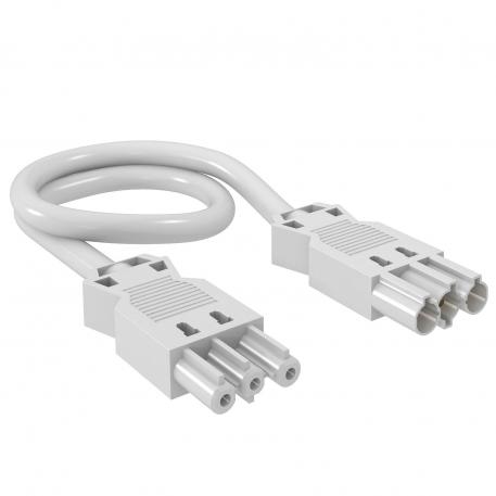 3-wire connection cable, PVC, cross-section 2.5 mm², white