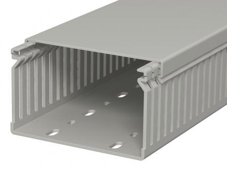 Wiring trunking, type LK4 60100 2000 | 100 | 60 | Base perforation | Stone grey; RAL 7030