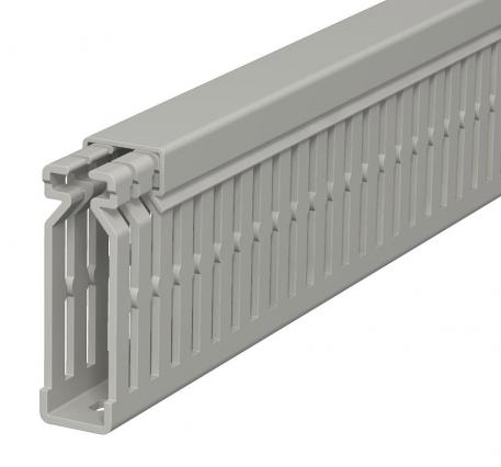 Wiring trunking, type LK4 N 60015 2000 | 15 | 60 | Base perforation | Stone grey; RAL 7030