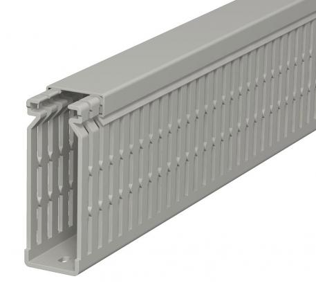 Wiring trunking, type LK4 N 80025 2000 | 25 | 80 | Base perforation | Stone grey; RAL 7030