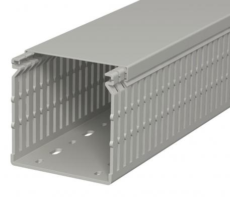 Wiring trunking, type LK4 N 80080 2000 | 80 | 80 | Base perforation | Stone grey; RAL 7030