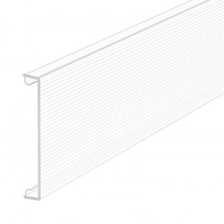 Trunking cover Rapid 80, PC, clear, fluted inside