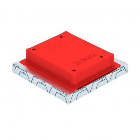 Underfloor box UDS6 for PVC duct