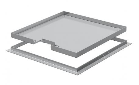 Frame cassette for cord outlet, RKS, nominal size 250-3, stainless steel