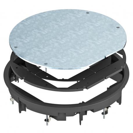ZESR9 inspection cover 5 | 12 | R9 | Graphite black; RAL 9011