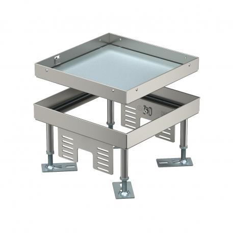 Height-adjustable cassette for inspection opening, RKN, stainless steel 105 | 150 | 20 | 105 | 4